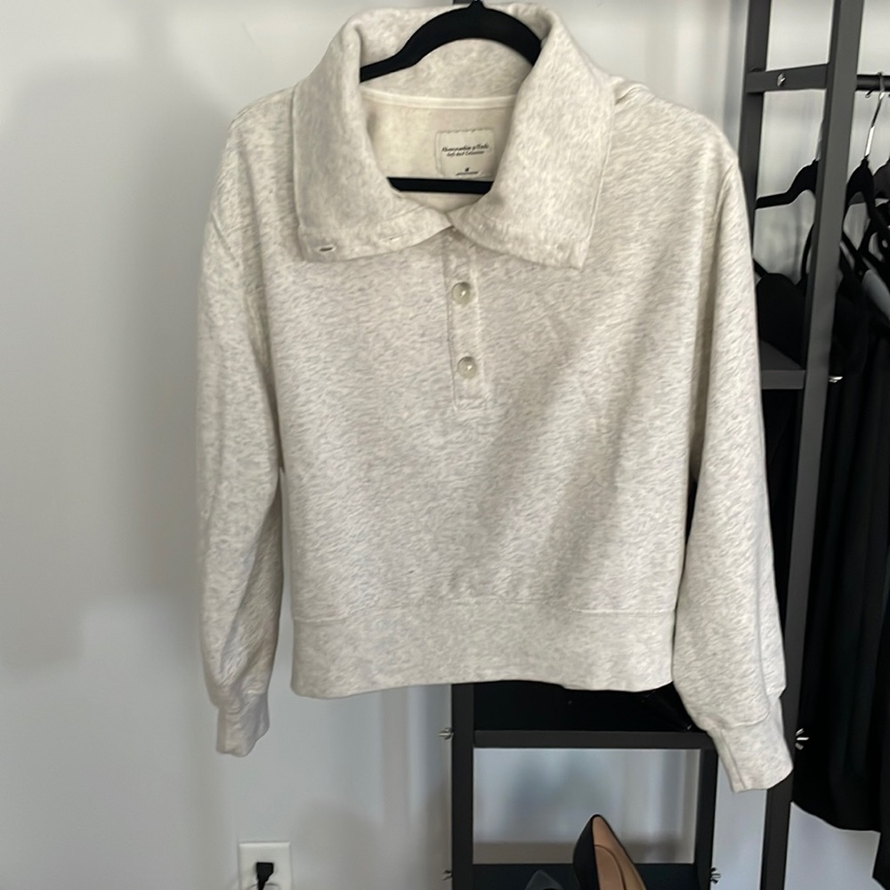 Abercrombie & Fitch | M | Heather Gray | Soft A&F Collection
